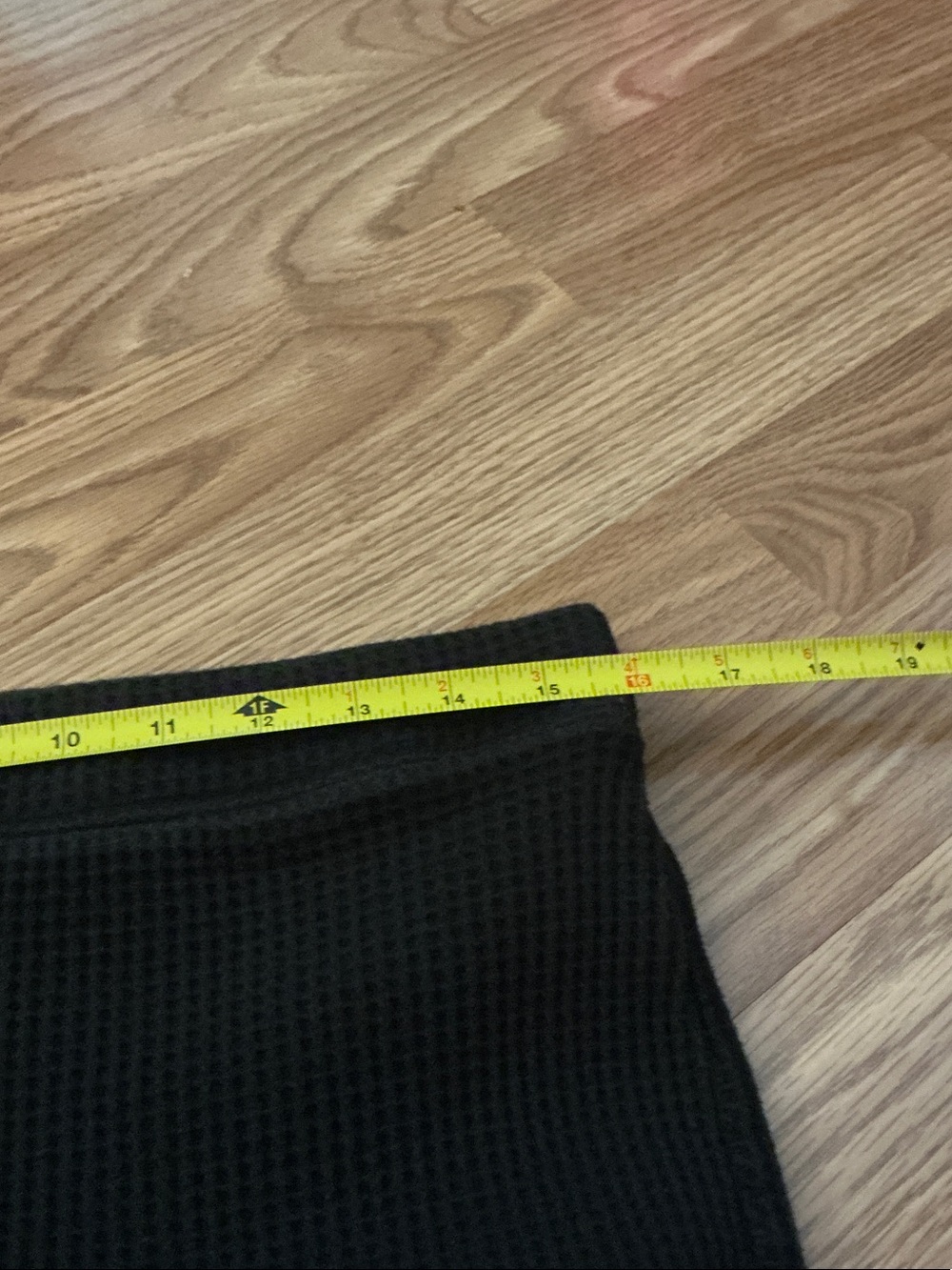 Aerie Waffle Knit Black Flare Sweatpants Size Large - Picture 4 of 6